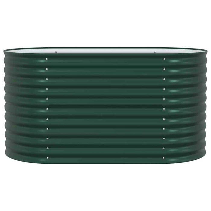Letto rialzato da giardino Verde 160 x 80 x 81 cm Acciaio 42008125