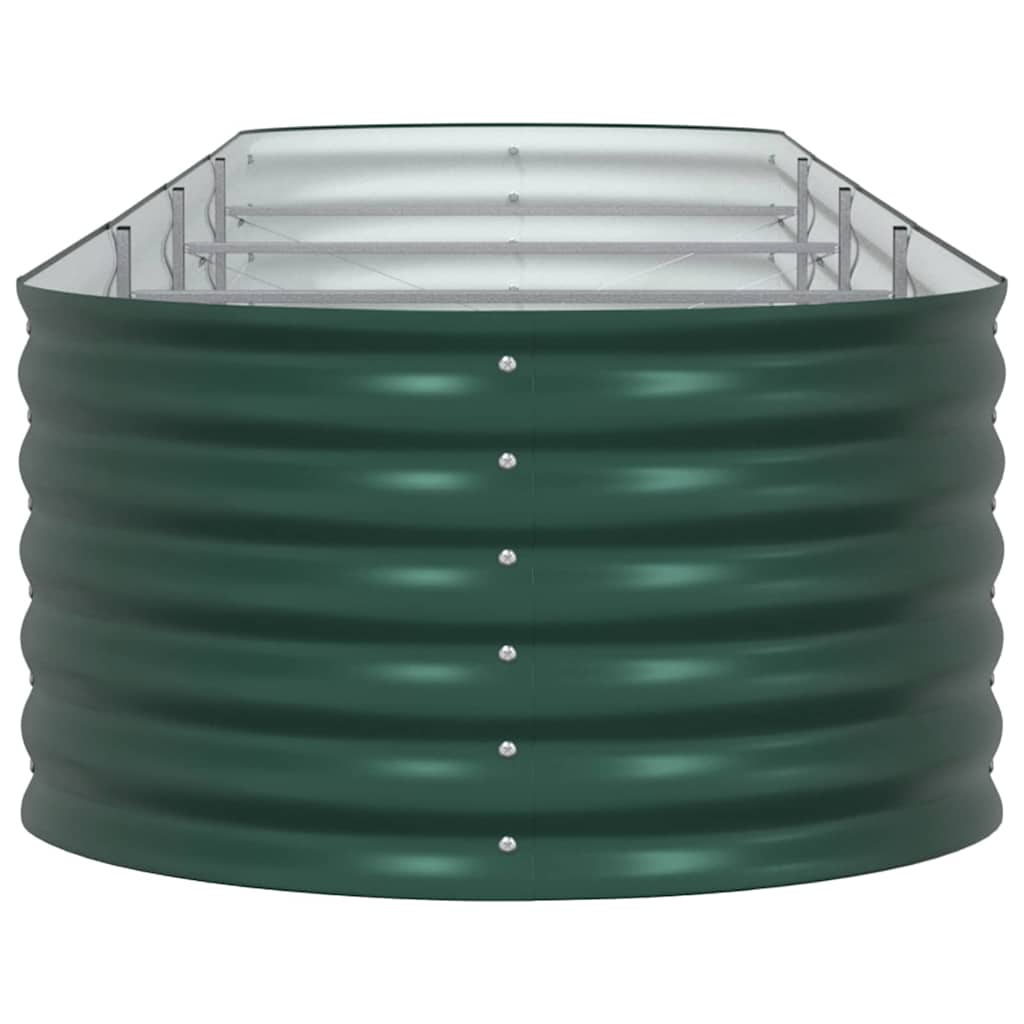 Letto rialzato da giardino Verde 400 x 80 x 44 cm Acciaio 42008127