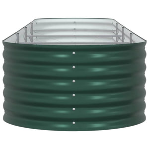 Letto rialzato da giardino Verde 400 x 80 x 44 cm Acciaio 42008127