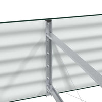 Letto rialzato da giardino Verde 240 x 80 x 44 cm Acciaio 42008129