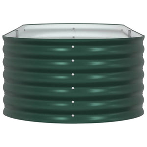 Letto rialzato da giardino Verde 240 x 80 x 44 cm Acciaio 42008129