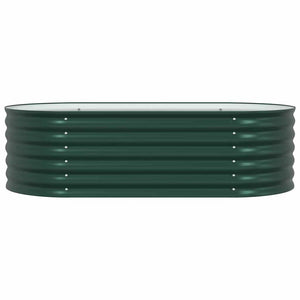 Letto rialzato da giardino Verde 160 x 80 x 44 cm Acciaio 42008130