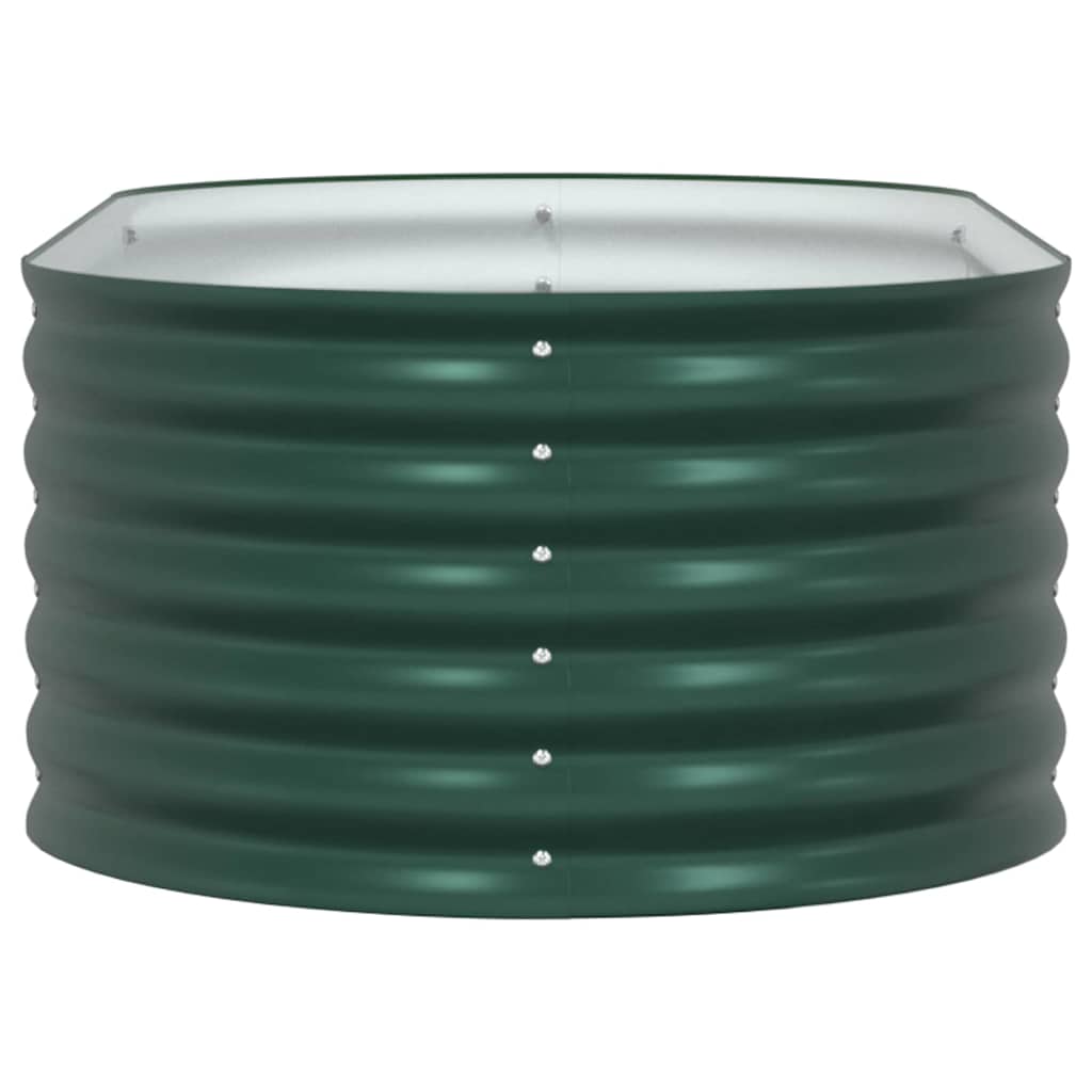 Letto rialzato da giardino Verde 160 x 80 x 44 cm Acciaio 42008130
