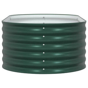 Letto rialzato da giardino Verde 160 x 80 x 44 cm Acciaio 42008130