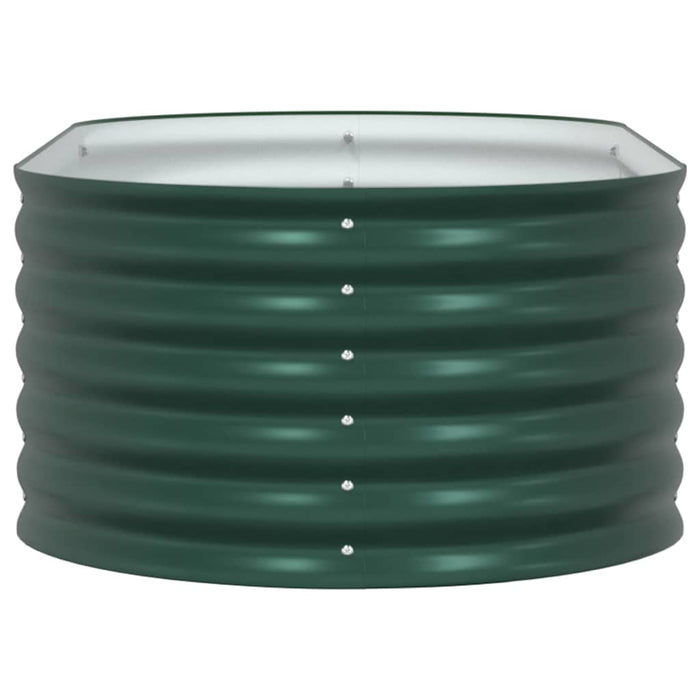 Letto rialzato da giardino Verde 160 x 80 x 44 cm Acciaio 42008130