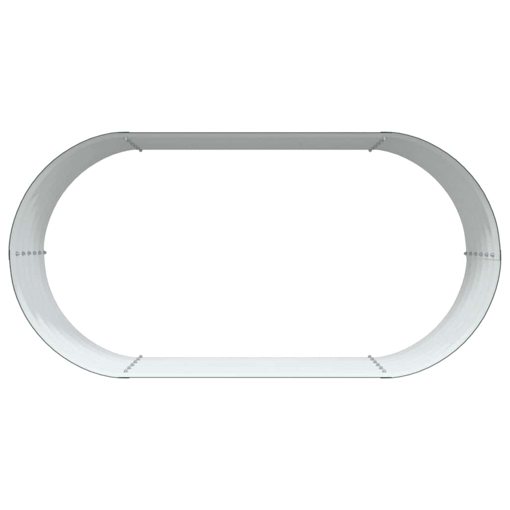 Letto rialzato da giardino Verde 160 x 80 x 44 cm Acciaio 42008130