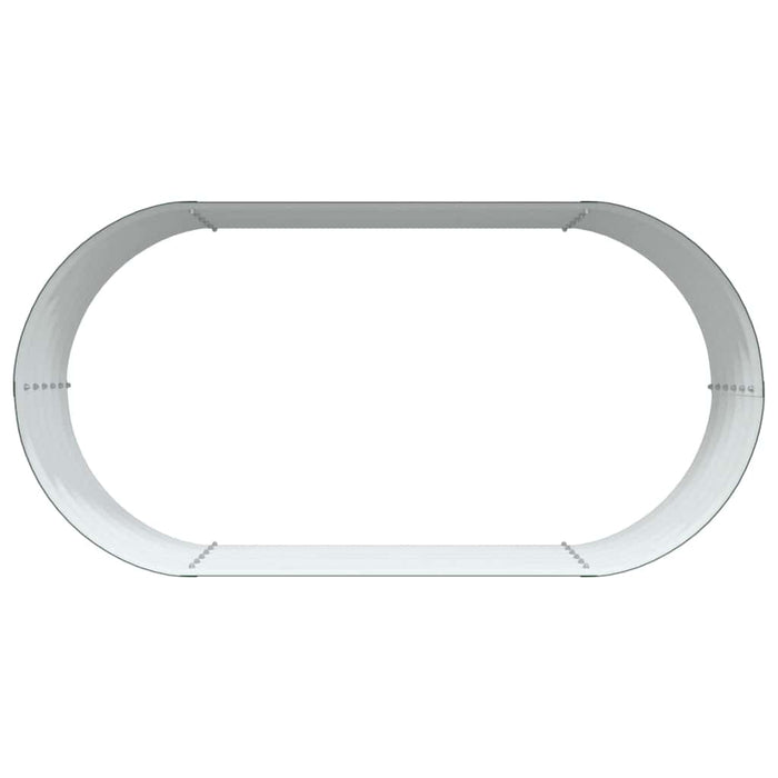 Letto rialzato da giardino Verde 160 x 80 x 44 cm Acciaio 42008130