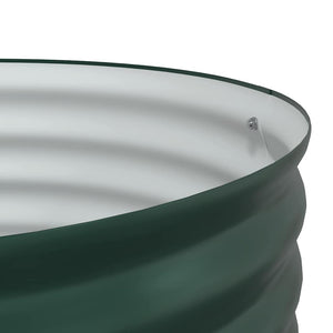 Letto rialzato da giardino Verde 80 x 80 x 44 cm Acciaio 42008131