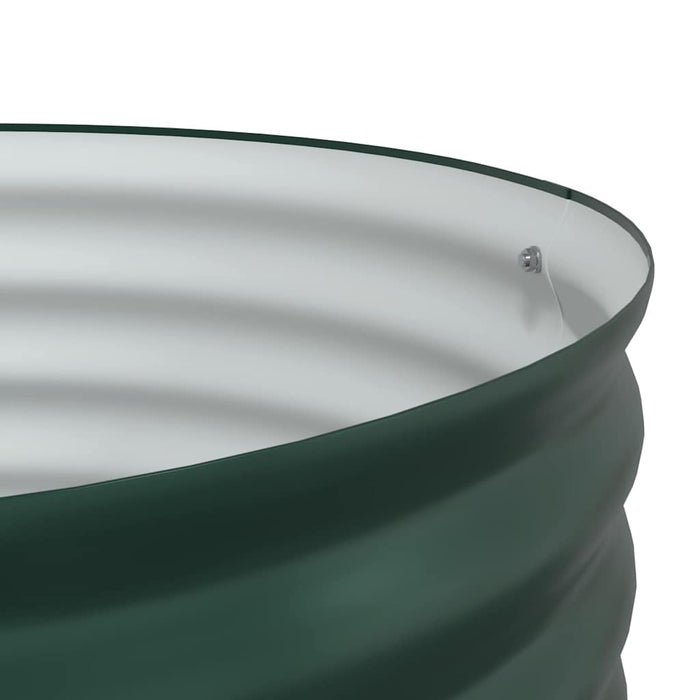 Letto rialzato da giardino Verde 80 x 80 x 44 cm Acciaio 42008131