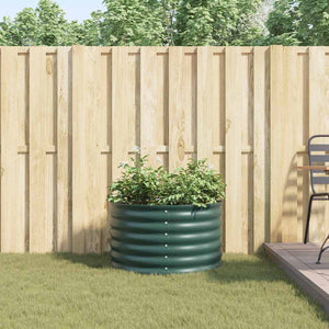 Letto rialzato da giardino Verde 80 x 80 x 44 cm Acciaio 42008131