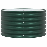 Letto rialzato da giardino Verde 80 x 80 x 44 cm Acciaio 42008131