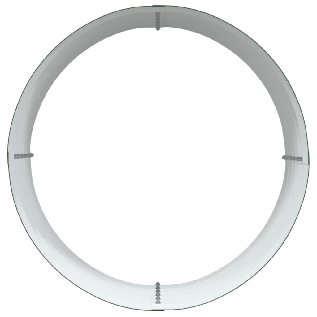 Letto rialzato da giardino Verde 80 x 80 x 44 cm Acciaio 42008131