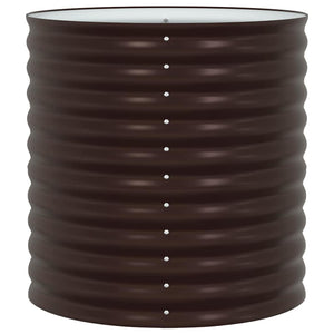 Letto rialzato da giardino Marrone 80 x 80 x 81 cm Acciaio 42008136