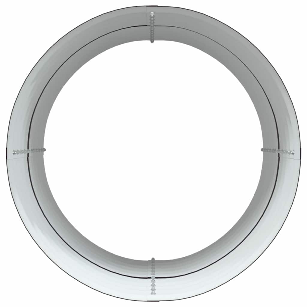 Letto rialzato da giardino Marrone 80 x 80 x 81 cm Acciaio 42008136