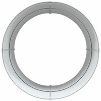 Letto rialzato da giardino Marrone 80 x 80 x 81 cm Acciaio 42008136