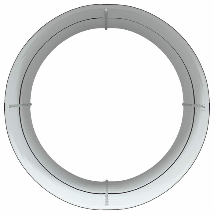 Letto rialzato da giardino Marrone 80 x 80 x 81 cm Acciaio 42008136