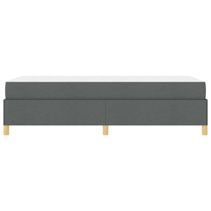 vidaXL Letto a molle Grigio scuro e bianco e grigio scuro 90 x 200 cm