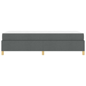 Struttura del letto Grigio scuro 90 x 200 cm Tessuto 3398907