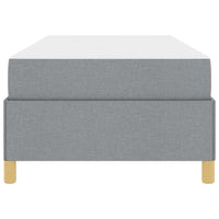 Struttura del letto Grigio chiaro 100 x 200 cm Tessuto 3398913