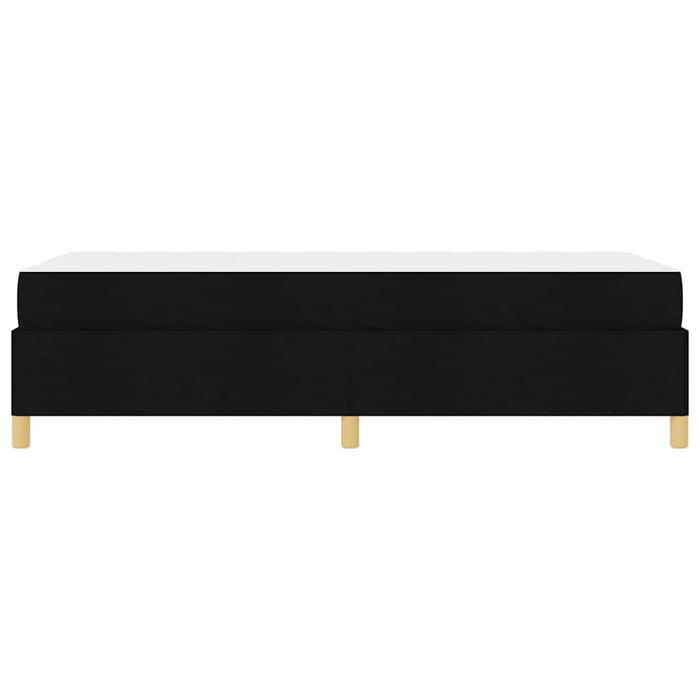 vidaXL Letto a molle Nero e Bianco e Nero 100 x 200 cm Tessuto