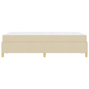 Struttura del letto con materasso Crema 120 x 200 cm Tessuto 3398932