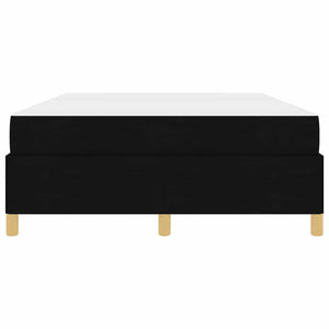 vidaXL Letto a molle Nero e Bianco e Nero 140 x 200 cm Tessuto