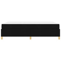 vidaXL Letto a molle Nero e Bianco e Nero 140 x 200 cm Tessuto