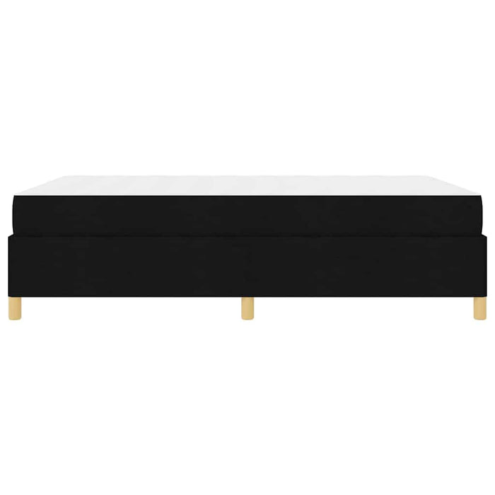 Struttura del letto con materasso Nero 140 x 200 cm Tessuto 3398943
