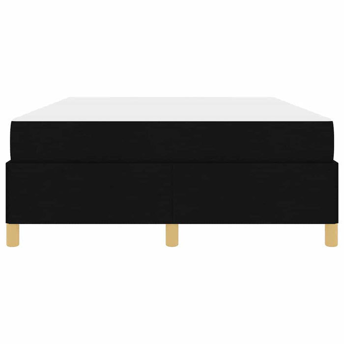 vidaXL Letto a molle Nero e Bianco e Nero 160 x 200 cm Tessuto