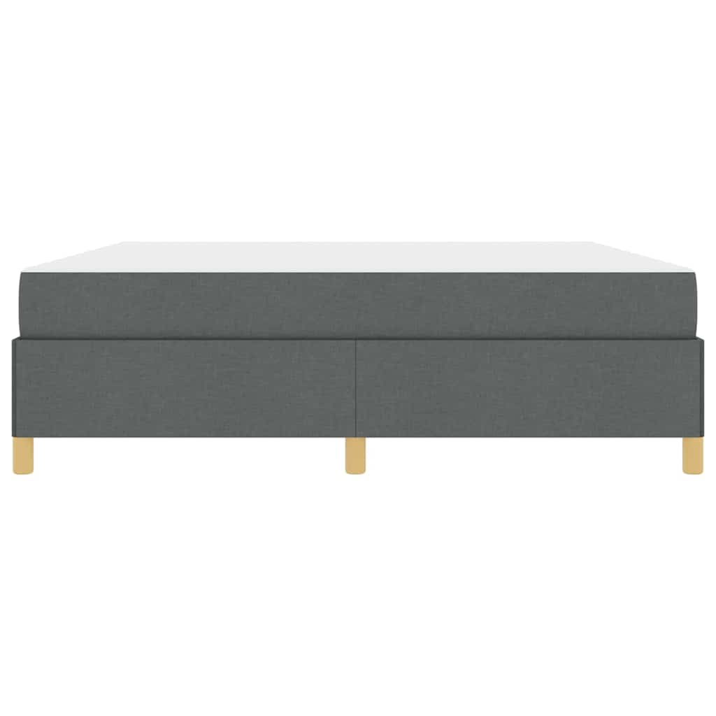 vidaXL Letto a molle Grigio scuro e bianco e grigio scuro 180 x 200 cm