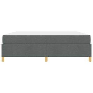 vidaXL Letto a molle Grigio scuro e bianco e grigio scuro 180 x 200 cm