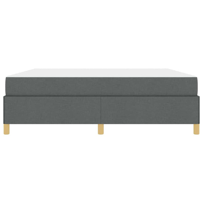 vidaXL Letto a molle Grigio scuro e bianco e grigio scuro 180 x 200 cm