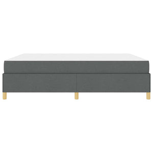vidaXL Letto a molle Grigio scuro e bianco e grigio scuro 180 x 200 cm