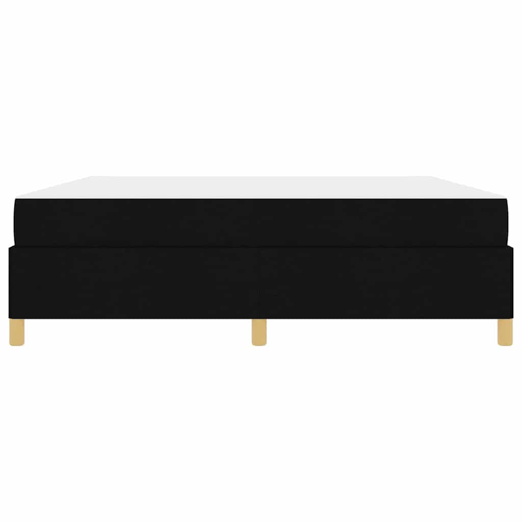 vidaXL Letto a molle Nero e Bianco e Nero 180 x 200 cm Tessuto