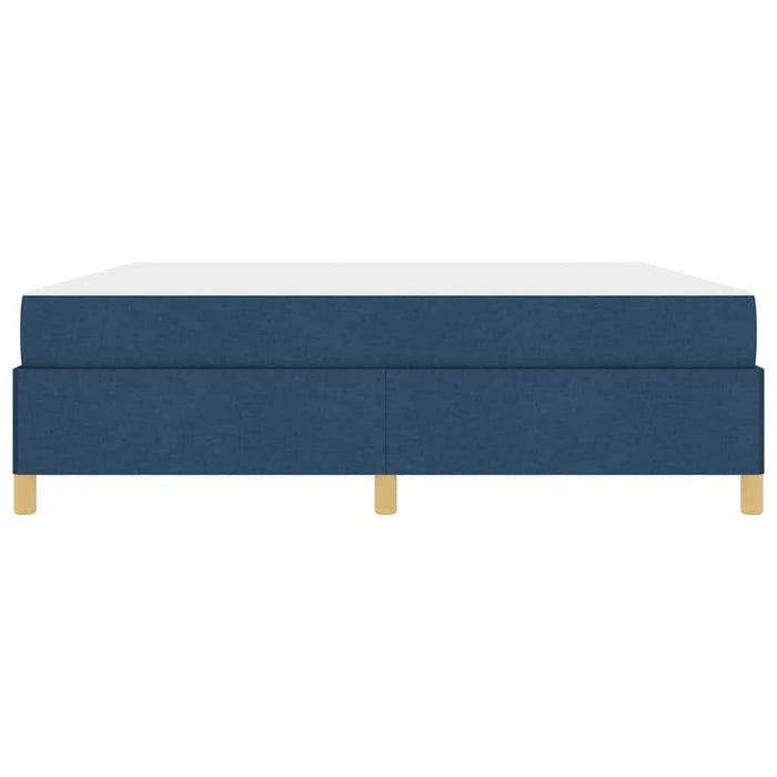 vidaXL Letto a molle con materasso Blu e Bianco 180 x 200 cm Tessuto