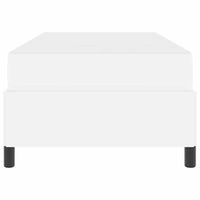 vidaXL Struttura letto con materasso con materasso Bianco 90 x 190 cm