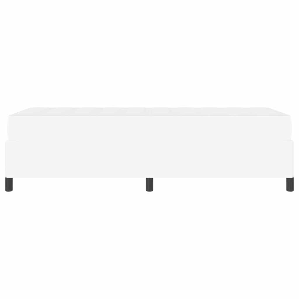 vidaXL Struttura letto con materasso con materasso Bianco 90 x 190 cm