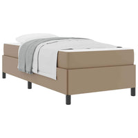 vidaXL Struttura letto con materasso Cappuccino 90 x 190 cm