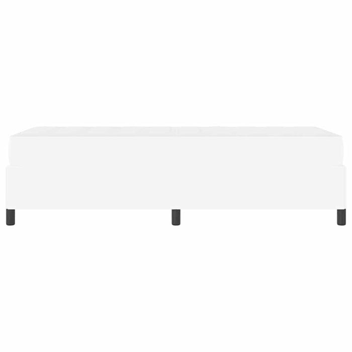 vidaXL Struttura letto con materasso con materasso Bianco 90 x 200 cm