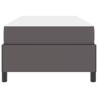 vidaXL Struttura letto con materasso con materasso Grigio 90 x 200 cm
