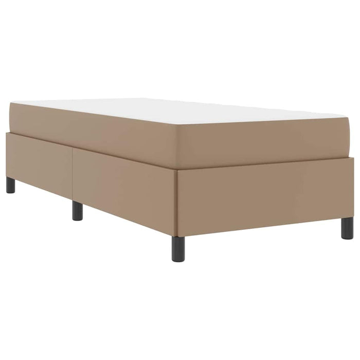 vidaXL Struttura letto con materasso Cappuccino 90 x 200 cm