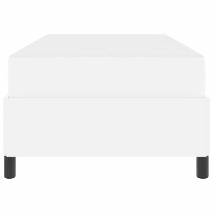 vidaXL Struttura letto con materasso con materasso Bianco 100 x 200 cm