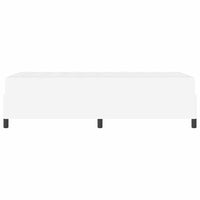 vidaXL Struttura letto con materasso con materasso Bianco 100 x 200 cm