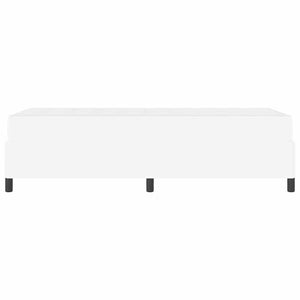 vidaXL Struttura letto con materasso con materasso Bianco 100 x 200 cm
