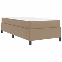vidaXL Struttura letto con materasso Cappuccino 100 x 200 cm