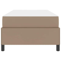 vidaXL Struttura letto con materasso Cappuccino 100 x 200 cm