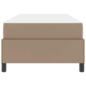 vidaXL Struttura letto con materasso Cappuccino 100 x 200 cm