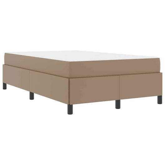 vidaXL Struttura letto con materasso Cappuccino 120 x 190 cm