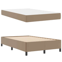 vidaXL Struttura letto con materasso Cappuccino 120 x 190 cm