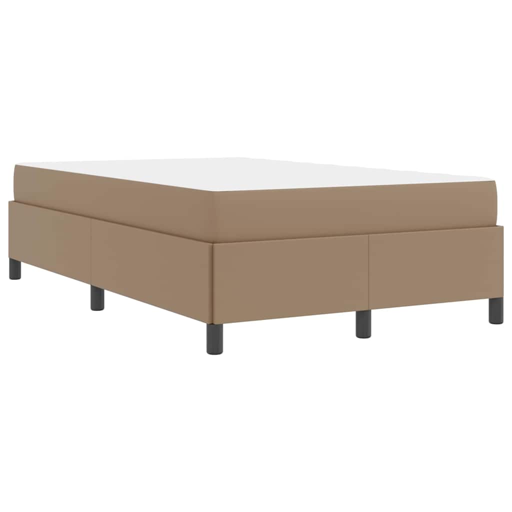 vidaXL Struttura letto con materasso Cappuccino 120 x 190 cm